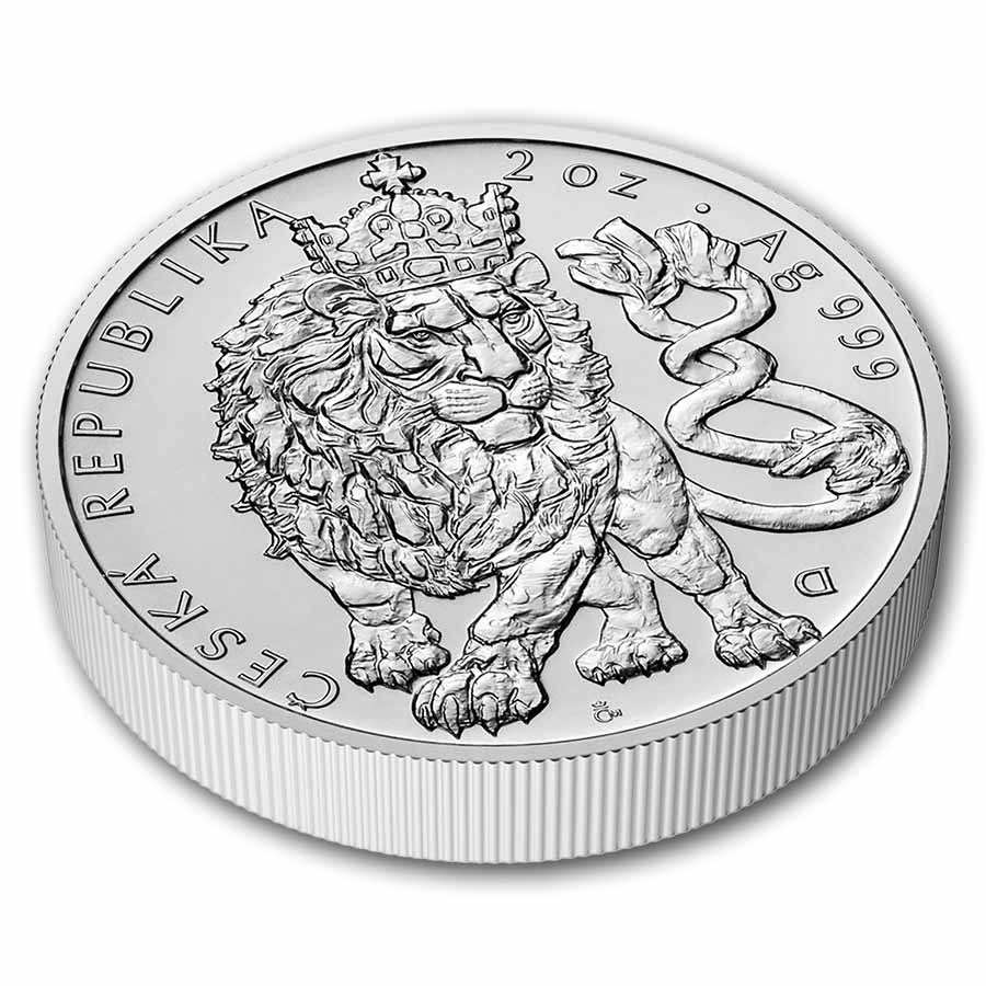 2026 Niue 2 oz Silver Czech Lion BU