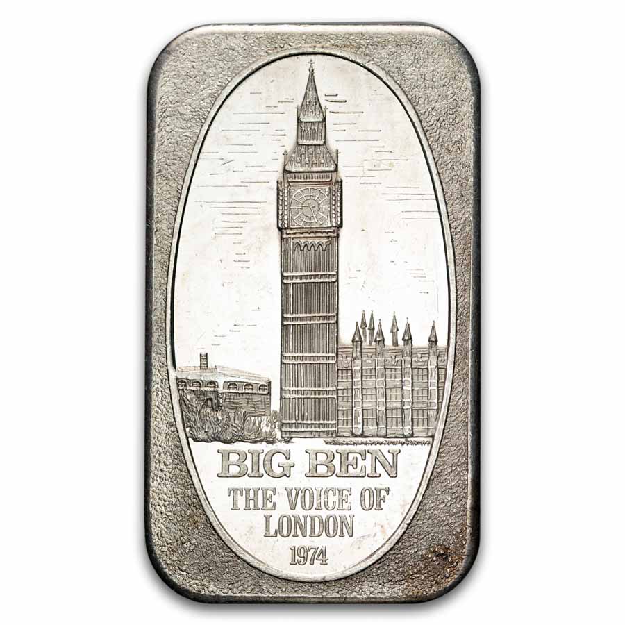 1 oz Silver Bar - Big Ben (U.S. Silver Corporation)