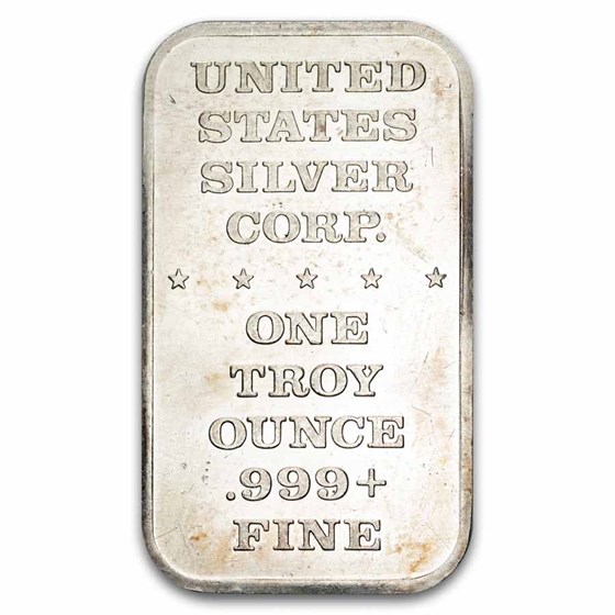 1 oz Silver Bar - Big Ben (U.S. Silver Corporation)