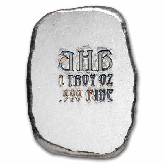 1 oz Hand Poured Silver - Bones &amp; Beak