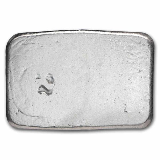 2 oz Hand Poured Silver Bar - Black Hand Bullion
