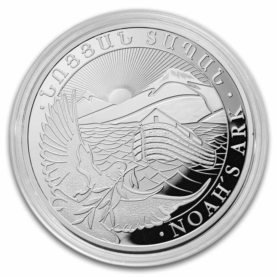 2026 Armenia 1 kilo Silver 10000 Drams Noah’s Ark BU
