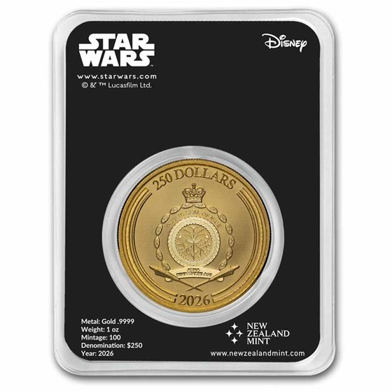 2026 Niue 1 oz Gold $250 Star Wars: Darth Vader Bullion Coin