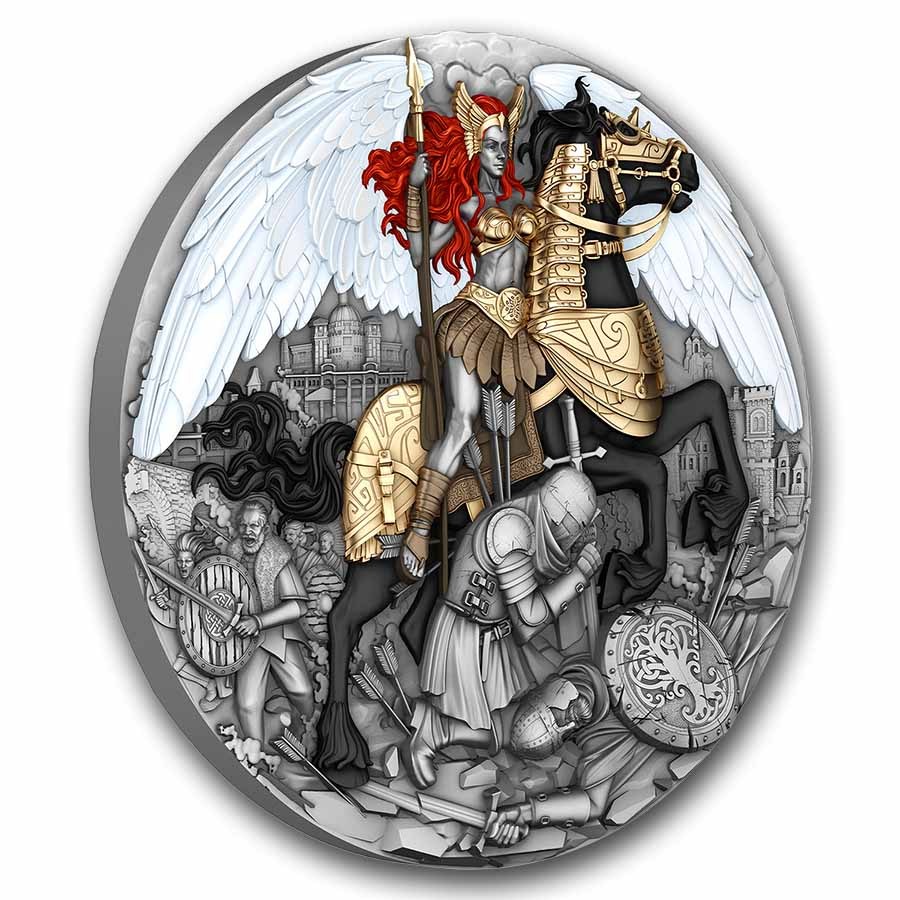 2025 Niue 2 oz Silver Valkyrie Coin (w/ Box & COA)