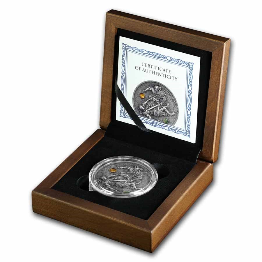 2025 Germania Ragnarok: Loki & Heimdall 2 oz Silver (UHR)