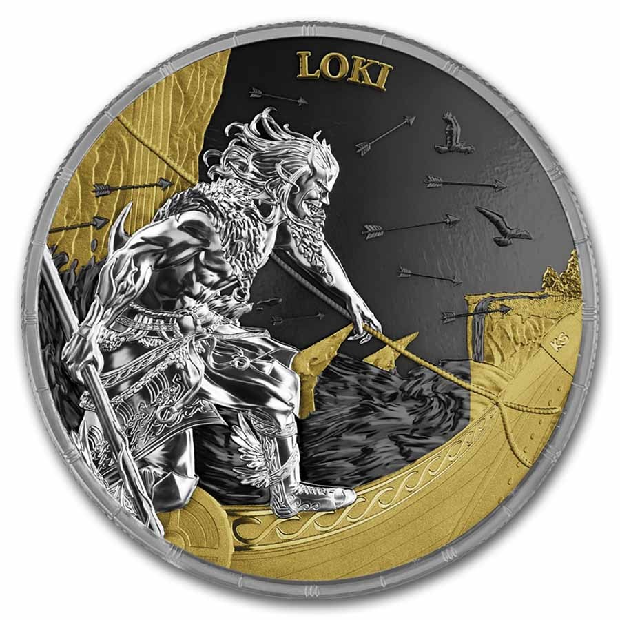 2025 Germania Ragnarok: Loki & Heimdall Geminus 2x1 oz Silver BU