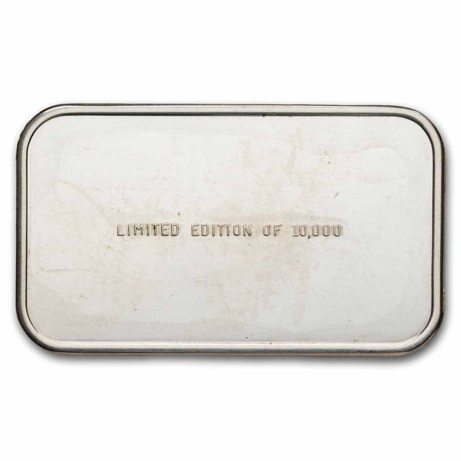 1 oz Sterling Silver Art Bar - Gorham Sterling (Random Motif)