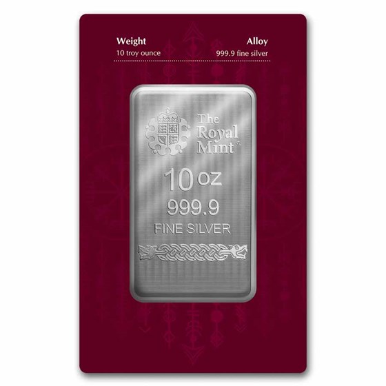 10 oz Silver Bar - The Royal Mint &amp; Germania Mint Norse Gods:Loki