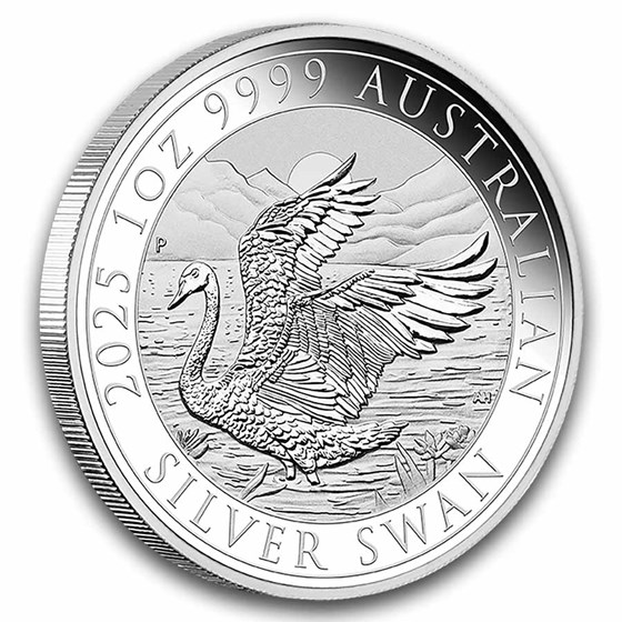 2025 Australia 1 oz Silver Swan MS-70 PCGS (Swan Label)