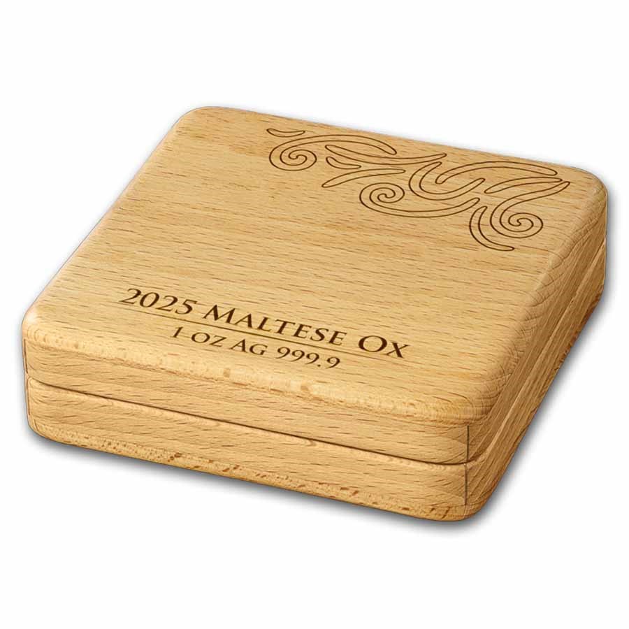 2025 Malta 1 oz Silver Maltese Ox 5 Euro BU Coin w/ Box & COA