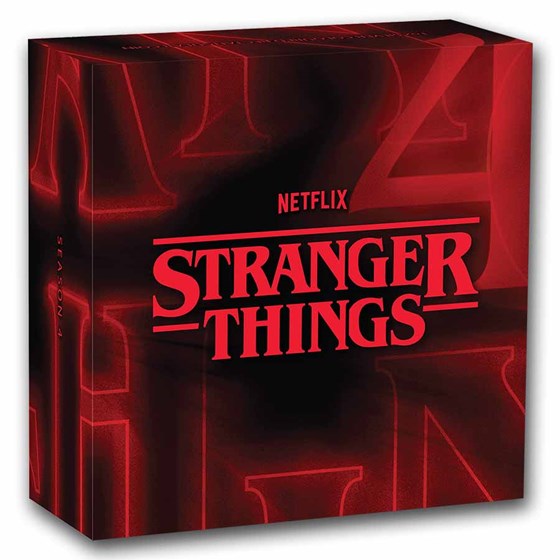 2026 TUV 1 oz Silver Colorized Stranger Things Season 4 Coin Box