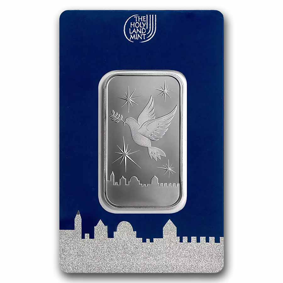 1/2 oz Silver Bar - Holy Land Mint (Dove of Peace)