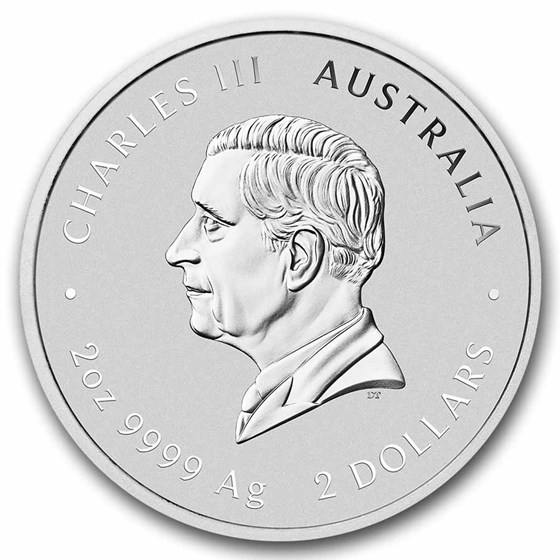 2026 Australia 2 oz Silver Lunar Horse BU (Colorized, SIII)