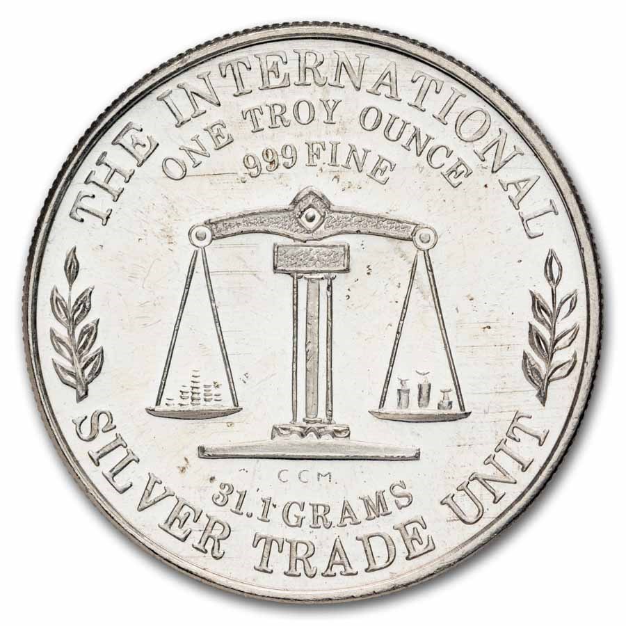 1 oz Silver Round - California Crown Mint (Random Motif)