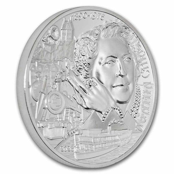 2026 1 oz Silver HR €20 The Art of The Pen (Agatha Christie)