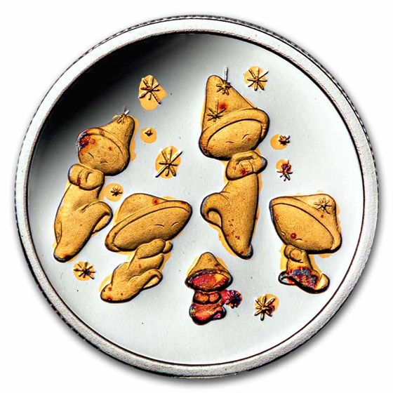 1 oz Silver Round - Disney's Fantasia 50th Ann 22K (7 Coin Set)
