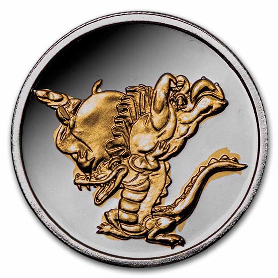 1 oz Silver Round - Disney's Fantasia 50th Ann 22K (7 Coin Set)