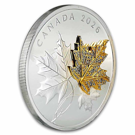 2026 RCM 2 oz Silver $30 Precious Maple Leaves (Box/COA)