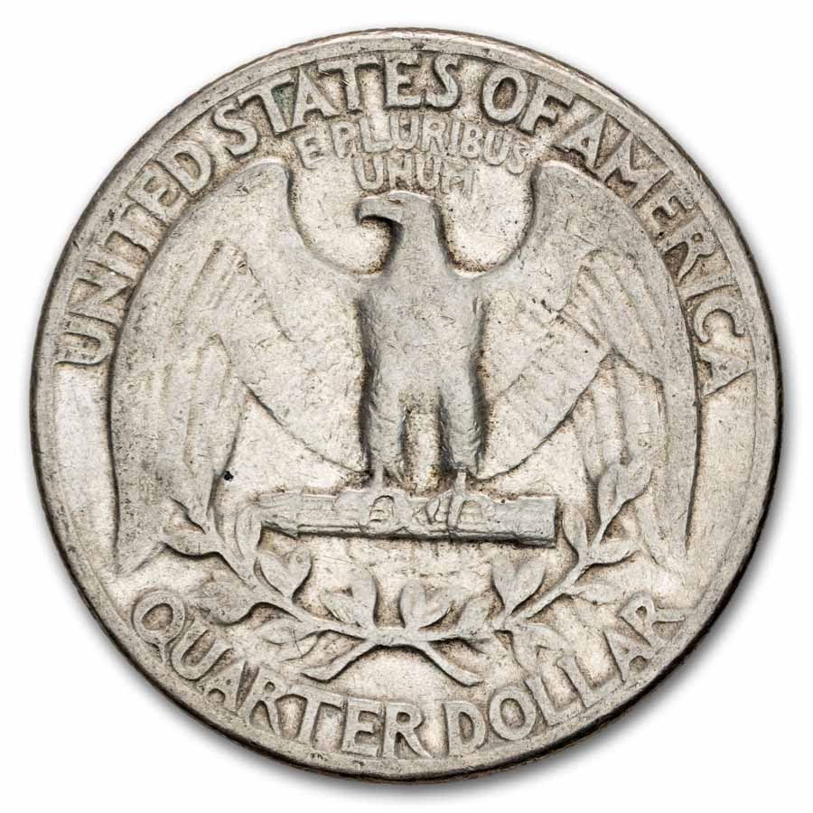 1954 Washington Quarter 40-Coin Roll Avg Circ