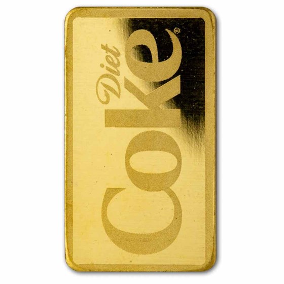 2 gram Gold Bar in TEP - Coca-Cola® Diet Coke