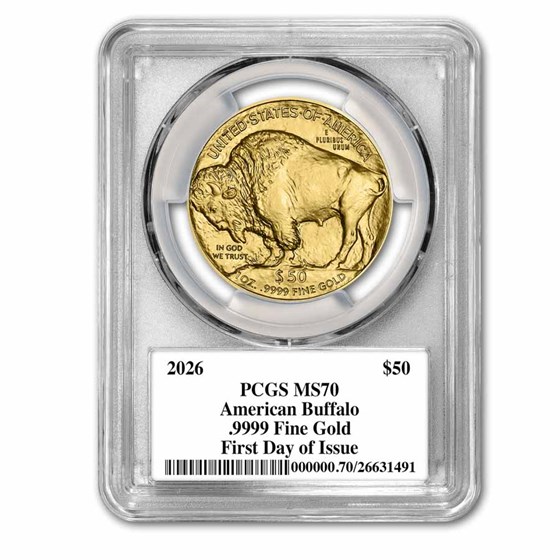 2026 1 oz Gold Buffalo MS-70 PCGS (FDI, 250th Anniversary)
