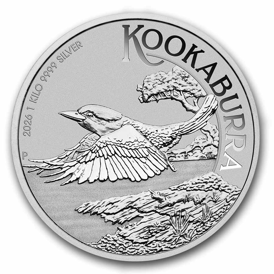 2026 Australia 1 kilo Silver Kookaburra BU 2026 Australia 1 kilo Silver Kookaburra BU