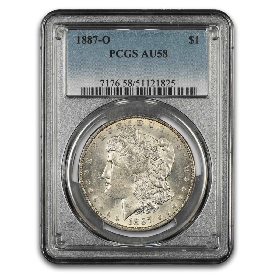 1887-O Morgan Dollar AU-58 PCGS