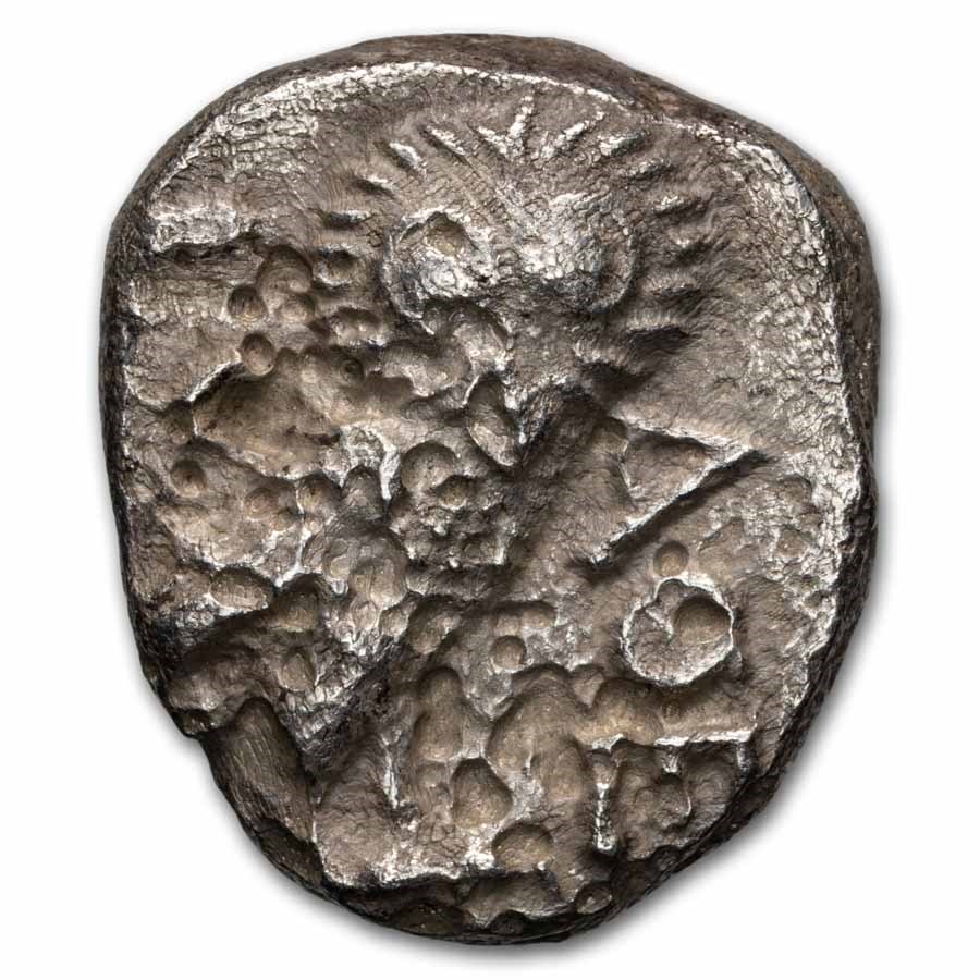 Attica Athens Silver Tetradrachm Owl (393-294 BC) Ch Fine
