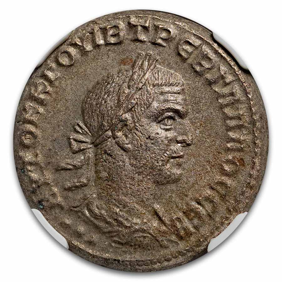 Roman BI Eagle Tetradrachm Treb. Gallus (251-253 AD) Ch XF NGC