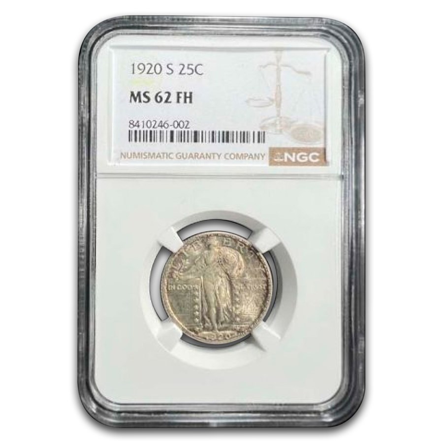 1920-S Standing Liberty Quarter MS-62 NGC (FH)