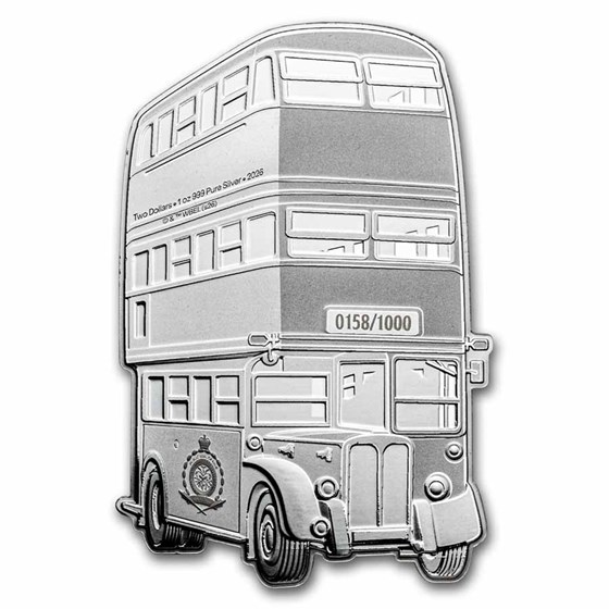 2026 Niue 1 oz Silver $2 HP Magical Transport Knight Bus