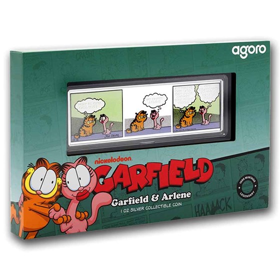 2026 Niue 1 oz Silver $2 Garfield Comics: Garfield &amp; Arlene