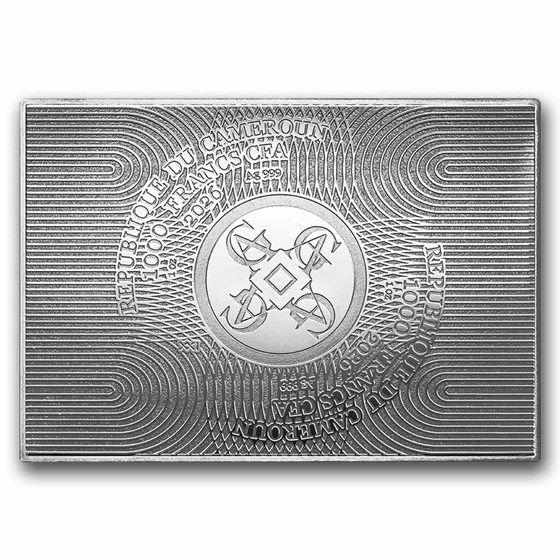 2026 Cameroon 1 oz Silver The Birth of Venus (Box & COA)