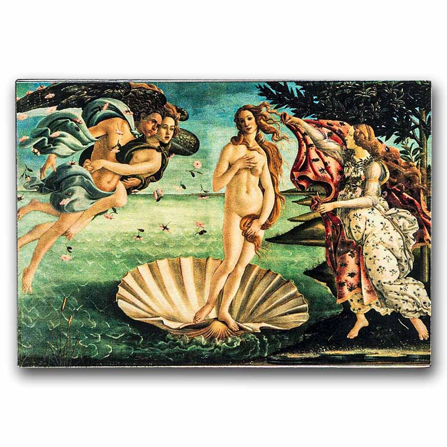 2026 Cameroon 1 oz Silver The Birth of Venus (Box & COA)