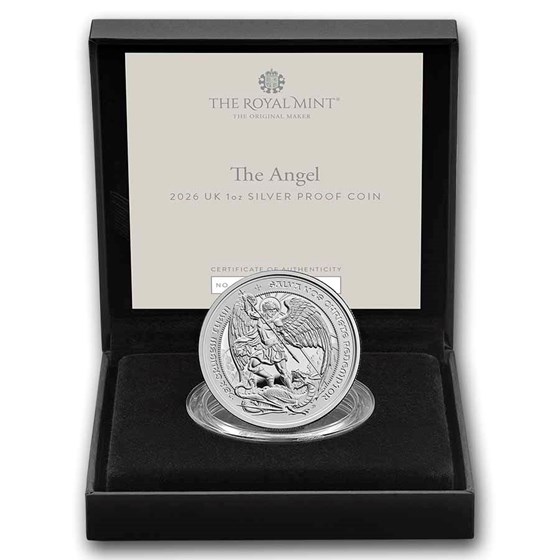 2026 Great Britain The Angel 1 oz Silver Prf Coin (w/ Box &amp; COA)