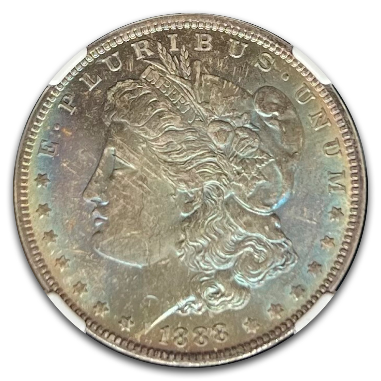 1888 Morgan Dollar MS-66 NGC (Toned)