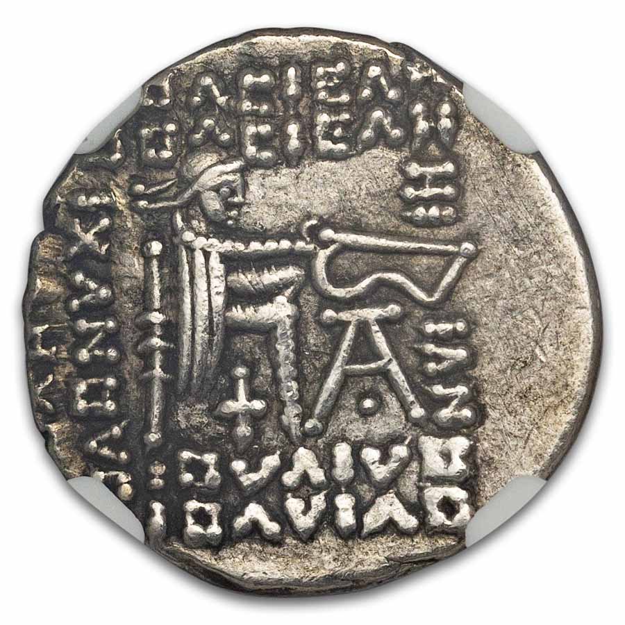 Parthian Kingdom Drachm Vardanes I (38-46 AD) XF NGC