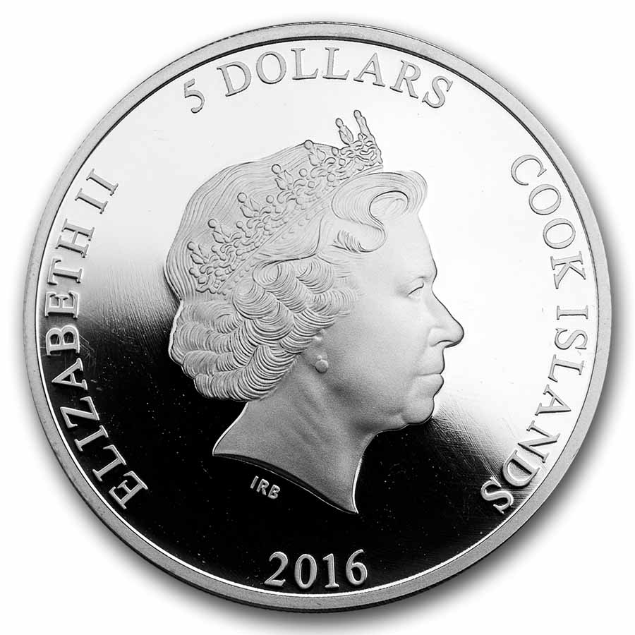 2016 Cook Islands 1 oz Silver Wasp Spider PR-69 PCGS (FS)