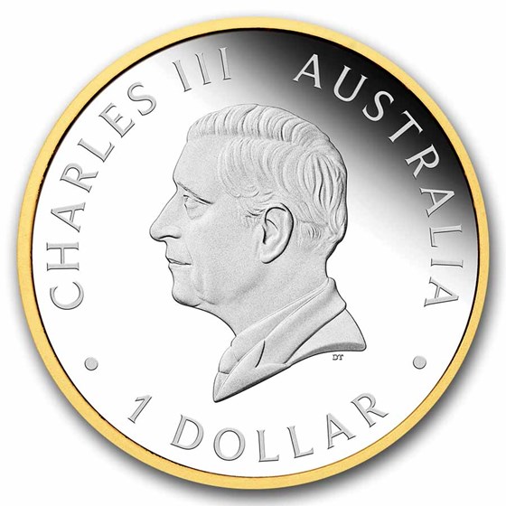 2026 AUS 1 oz Silver Gilded 40th Ann. Gold Nugget Proof