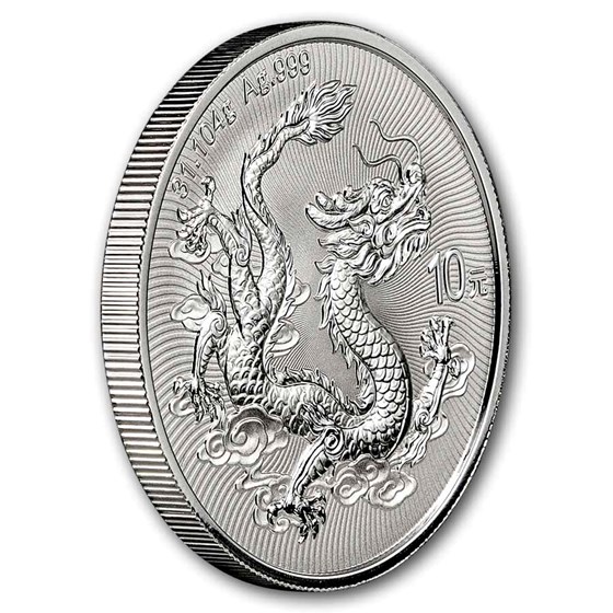 2026 China 1 oz Silver Dragon BU