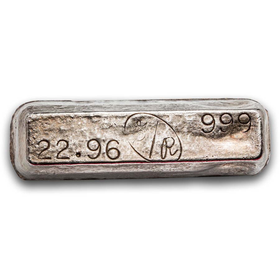 22.96 oz Silver Bar - Vintage G/R Bar