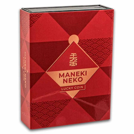 2026 Samoa 1 /2 oz Silver Lucky Coin: Maneki Neko (w/ Box &amp; COA)