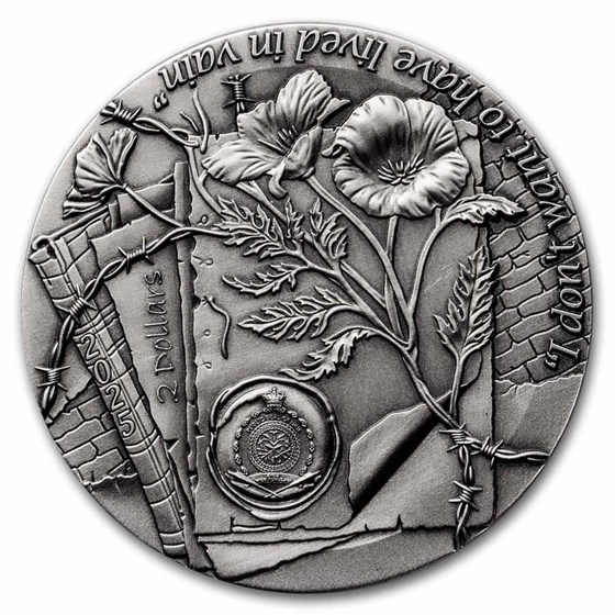 2025 Niue 1 oz Silver Antique Anne Frank (w/ Box & COA)