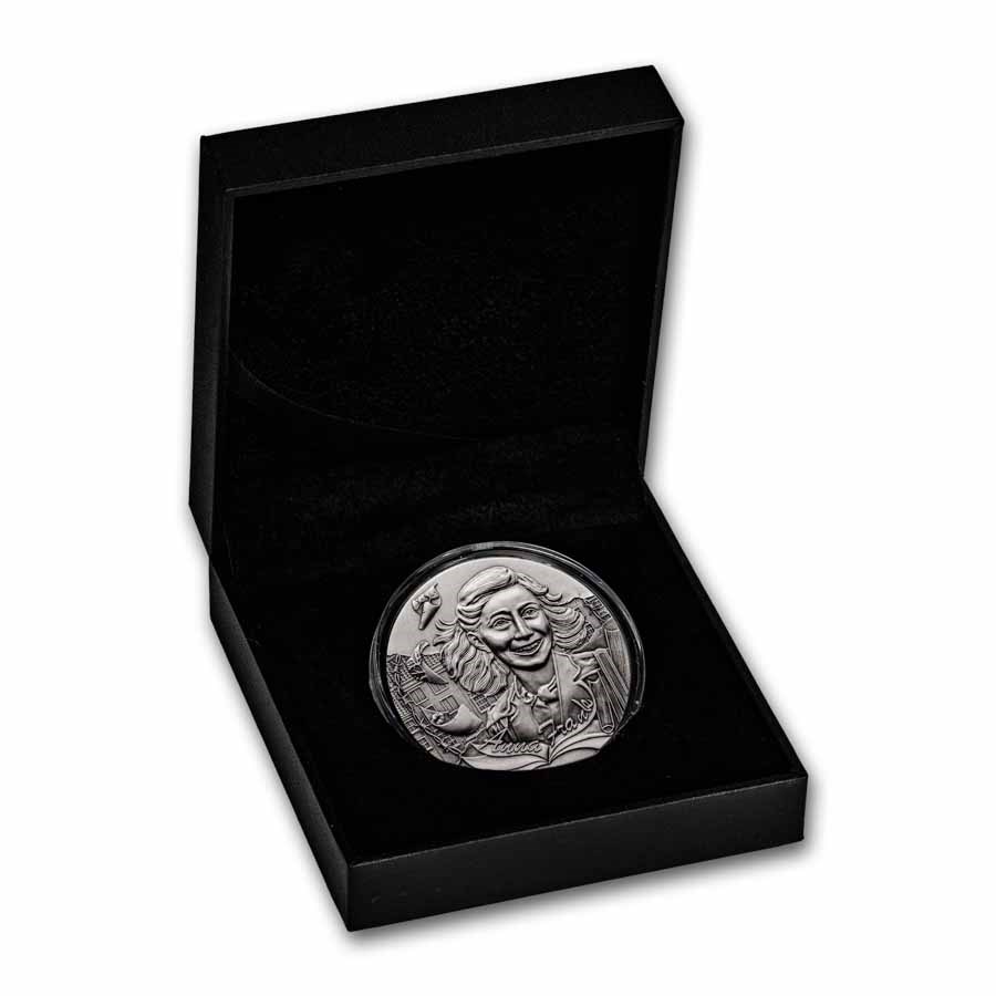 2025 Niue 1 oz Silver Antique Anne Frank (w/ Box & COA)