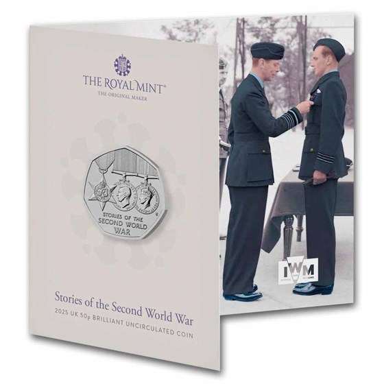 2025 Great Britain Stories of the Second World War 50p BU Coin