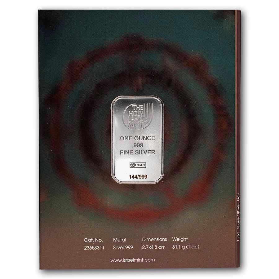 1 oz Silver Bar - Holy Land Mint Human Dogs- Sol Colorized