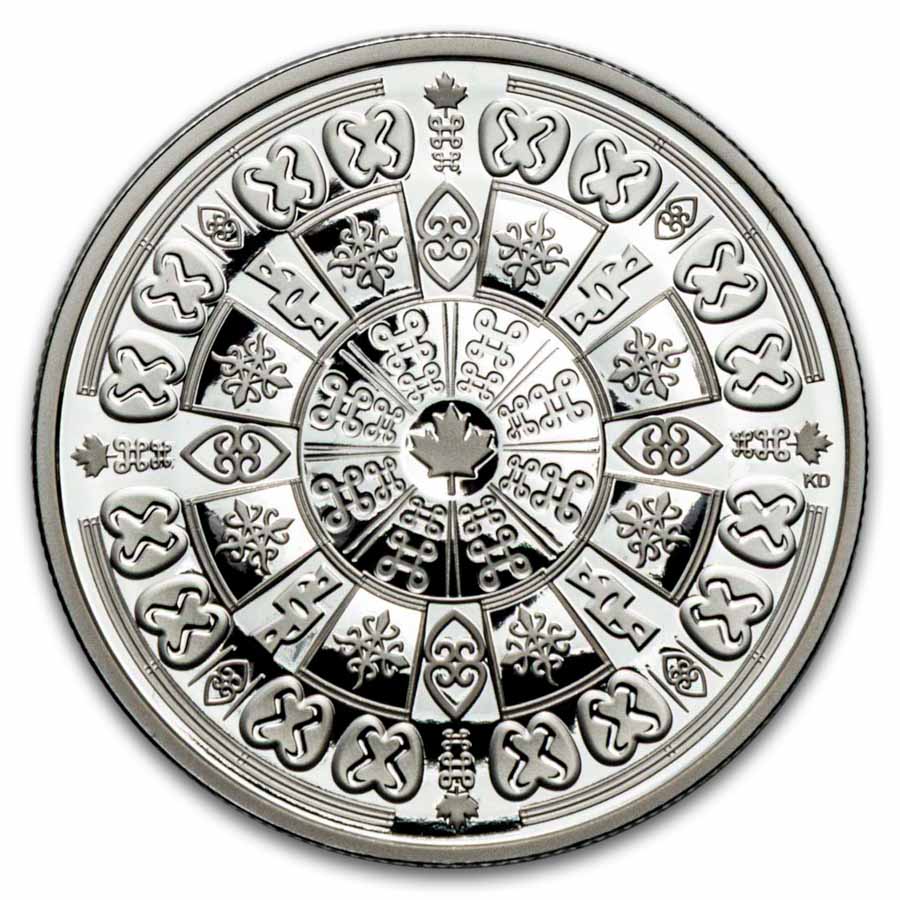 2026 Canada Silver $20 Black History: Adinkra Symbols