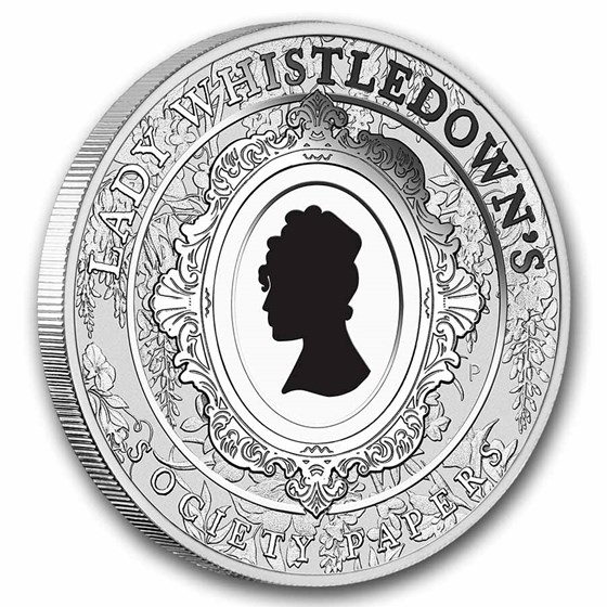 2026 AUS 1 oz Silver Colorized Lady Whistledown (Box, COA)