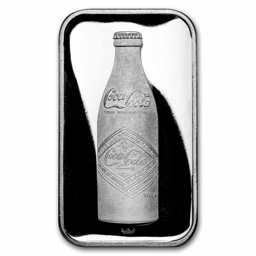 Silver Bar/Round - Vintage Coca-Cola Ingot Collection (47.50 oz)