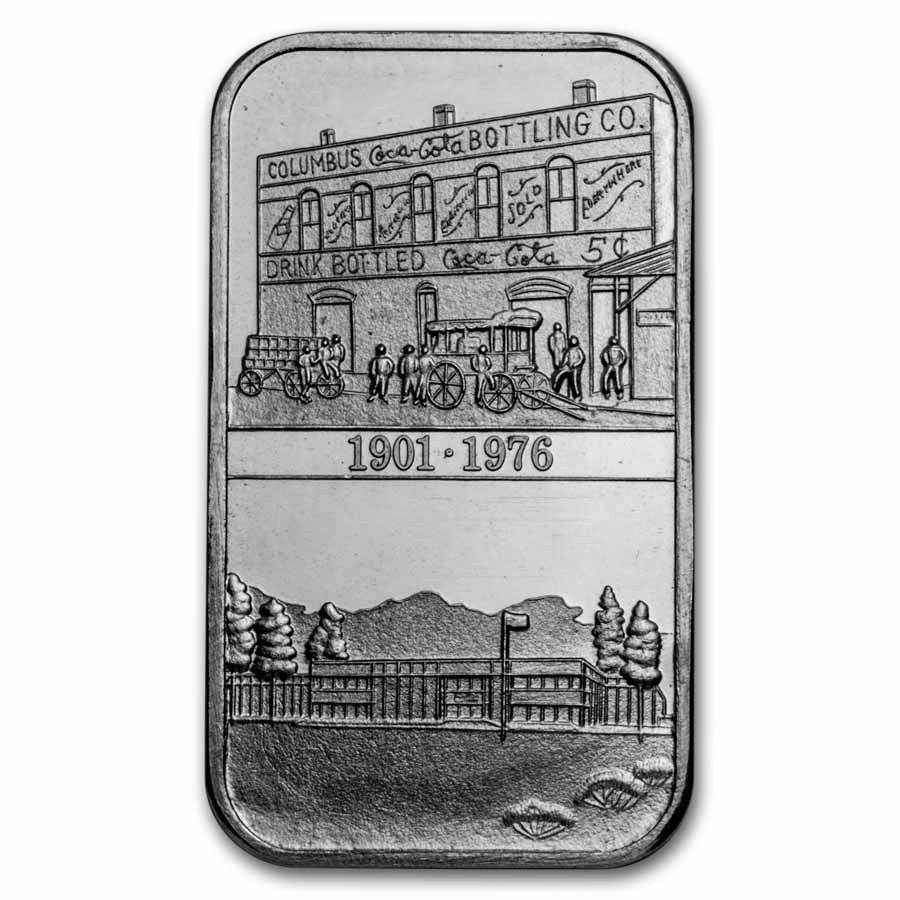Silver Bar/Round - Vintage Coca-Cola Ingot Collection (47.50 oz)
